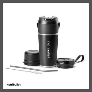 NutriBullet -  Flip Portable Blender with Black Insul Black